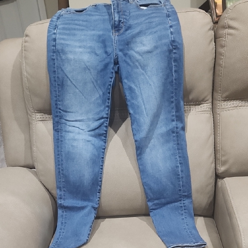 American Eagle Outfitters Blue Skinny Jeans